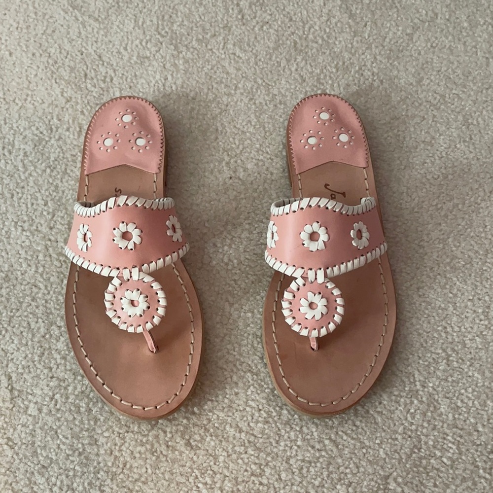 Pink and white jacks Rodgers
